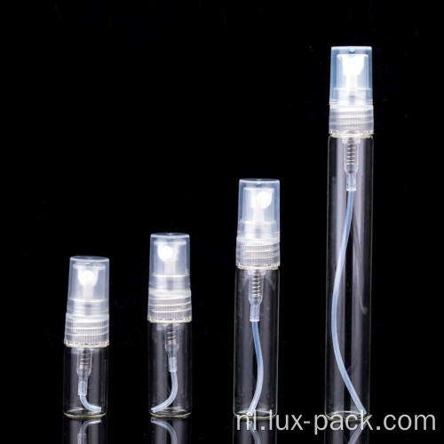 transparante parfum waterfles lege fles